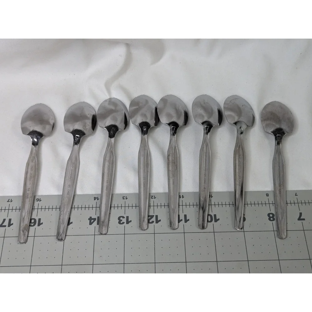 Enjoy‎ Grapefruit Serrated Spoon Lot of 8